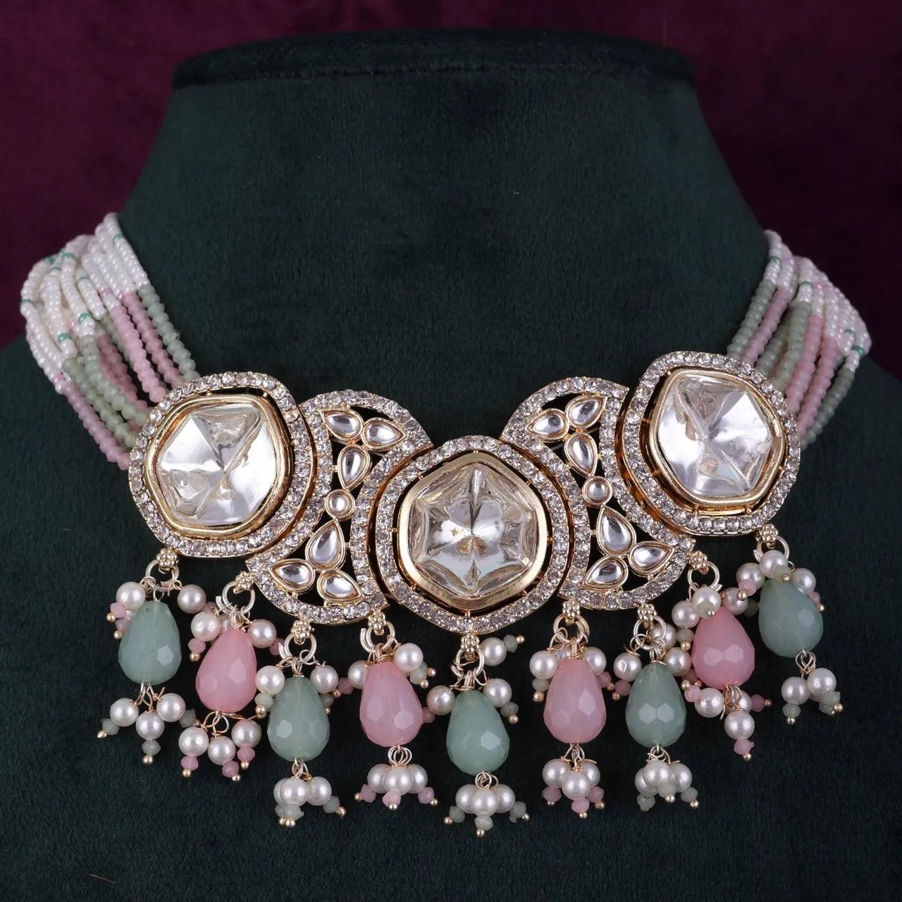 Pastel Devyani Choker Set