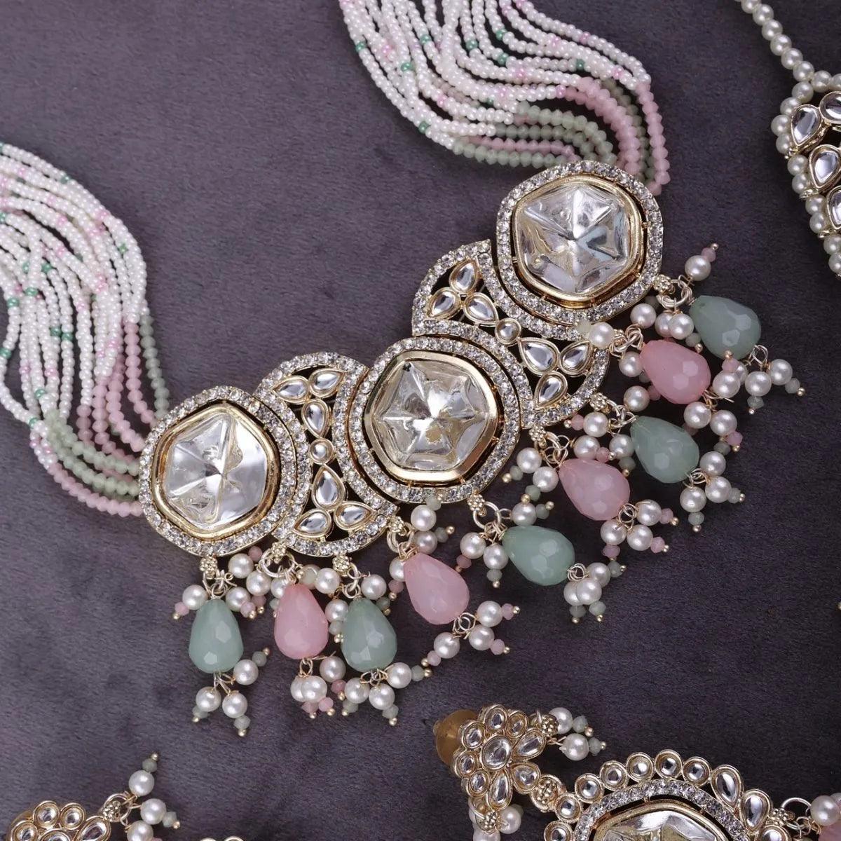 Pastel Devyani Choker Set