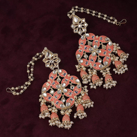 Coral Nyasa Designer Earring with Sahara