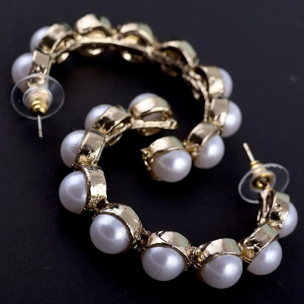 Suzain Pearl Hoop