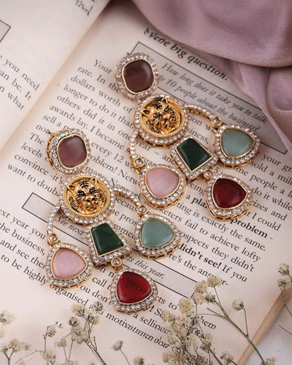 Multi Sabya Designer Earring