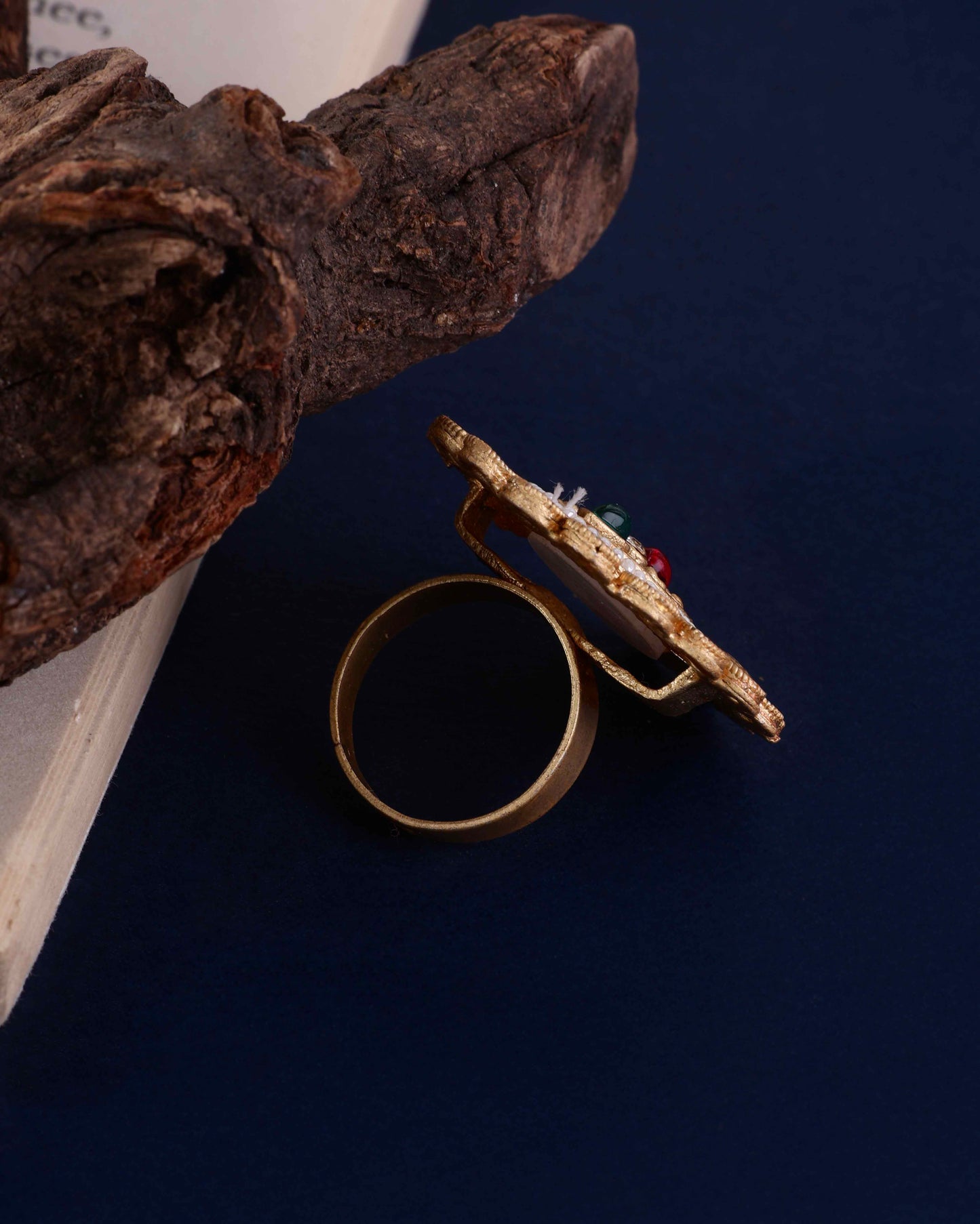 Silver Agni Ethnic Ring