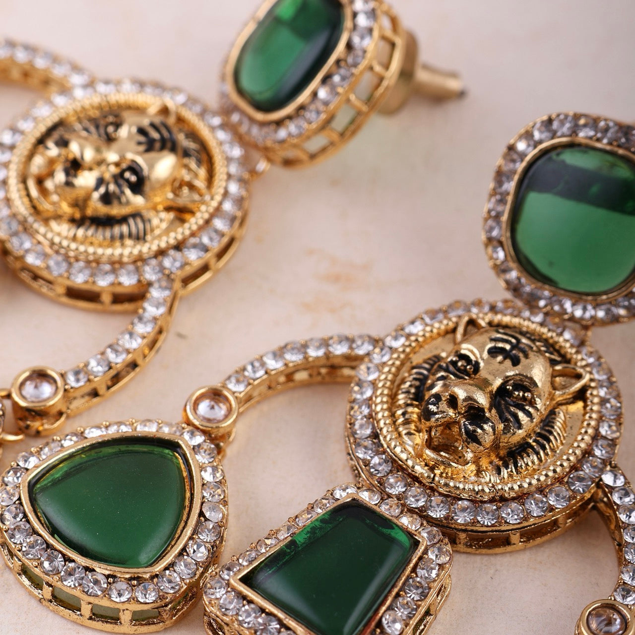 Green Sabya Designer Earring