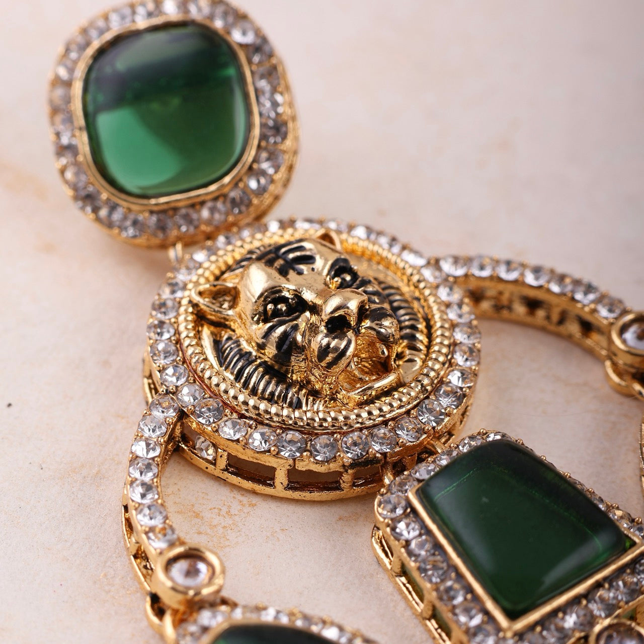 Green Sabya Designer Earring