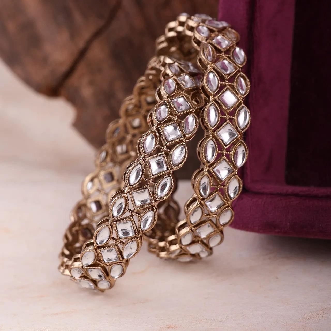 Ojas Kundan Bangle