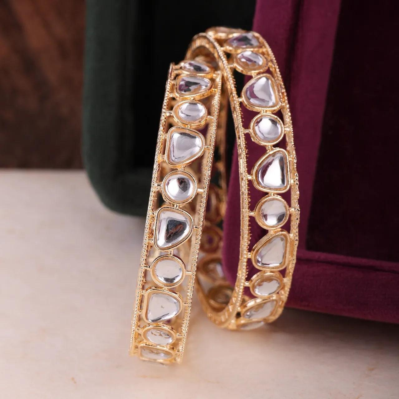 Uncut Kundan Bangle