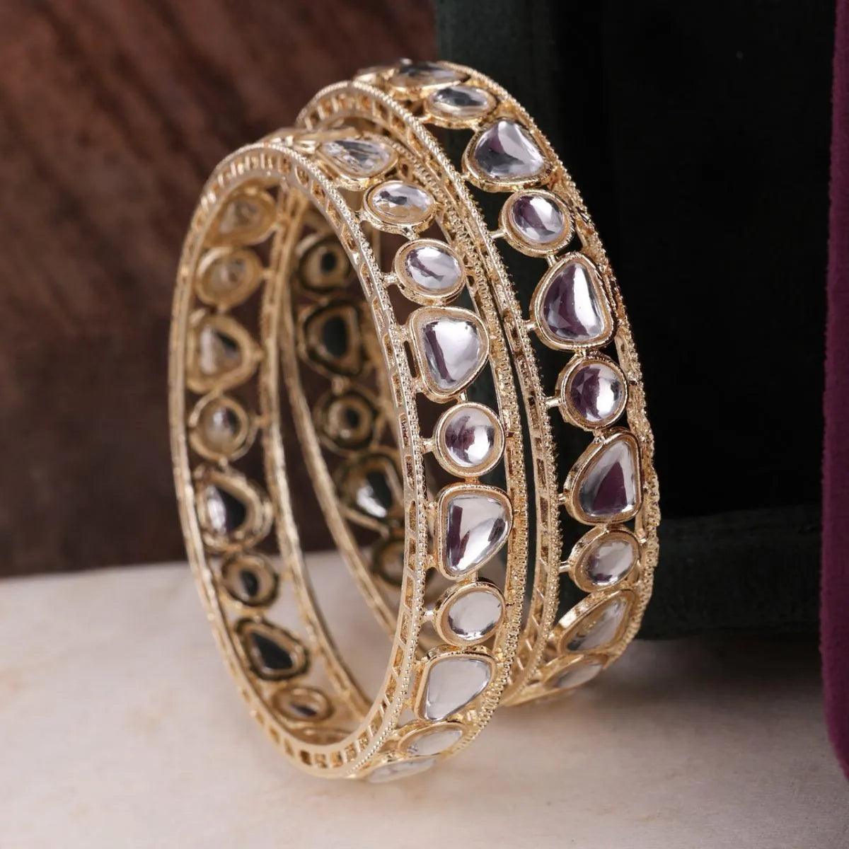 Uncut Kundan Bangle