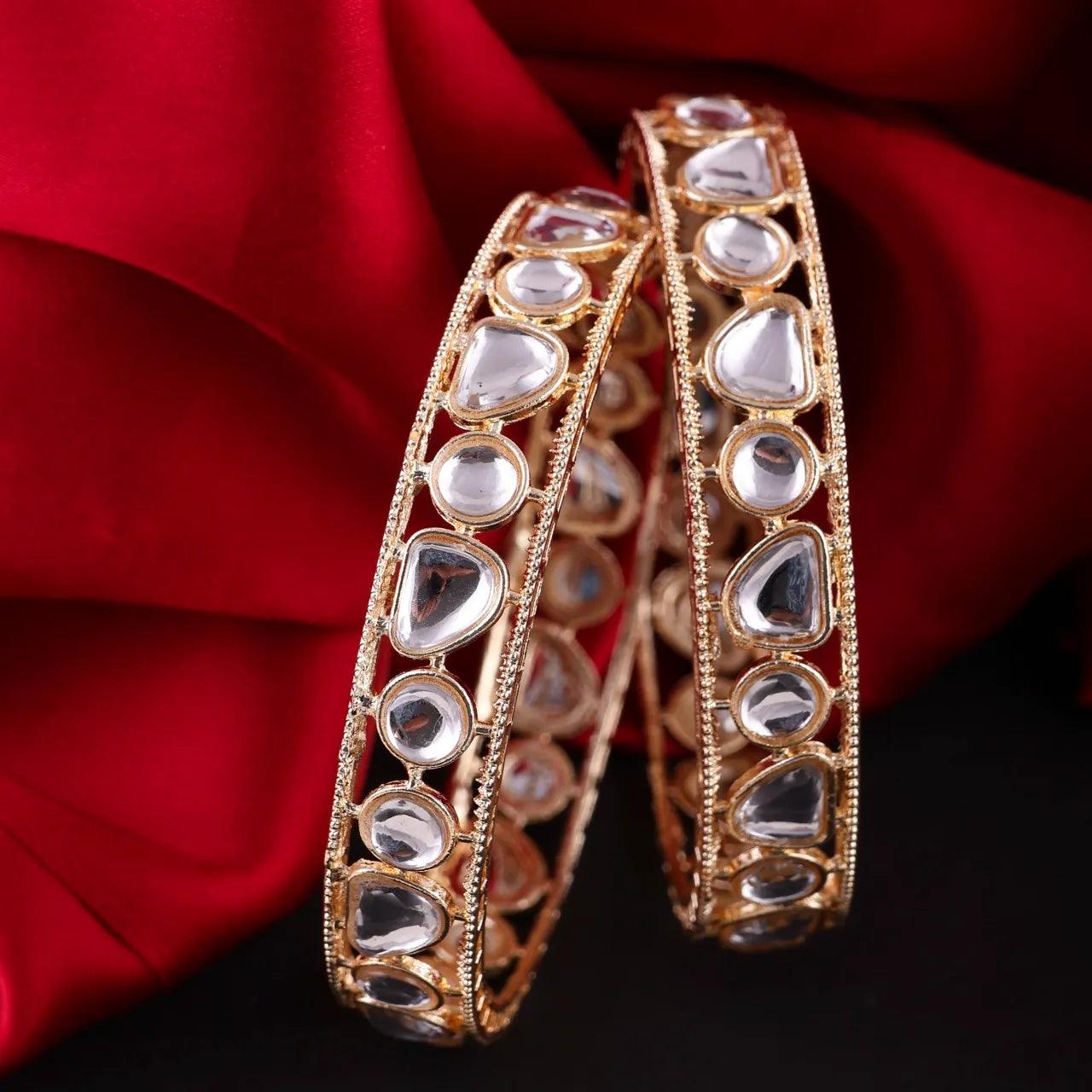 Uncut Kundan Bangle