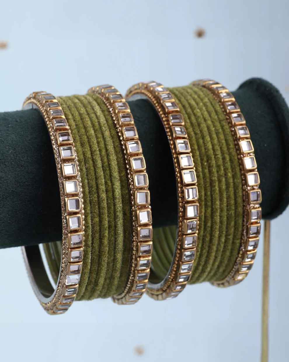 Mehendi Green Jahan Bangle Set