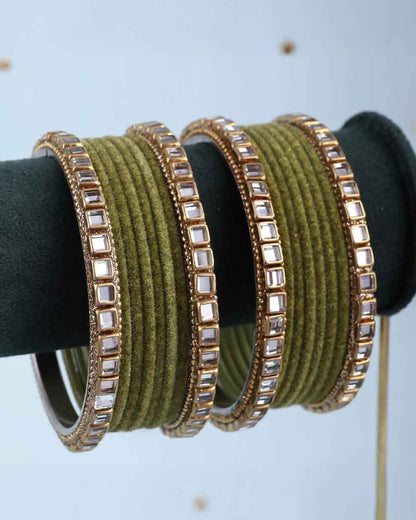 Mehendi Green Jahan Bangle Set
