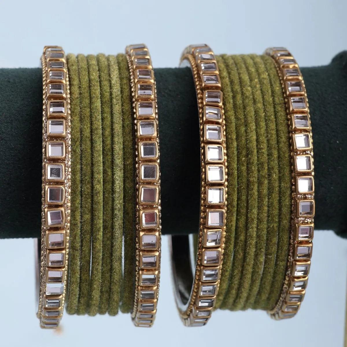 Mehendi Green Jahan Bangle Set