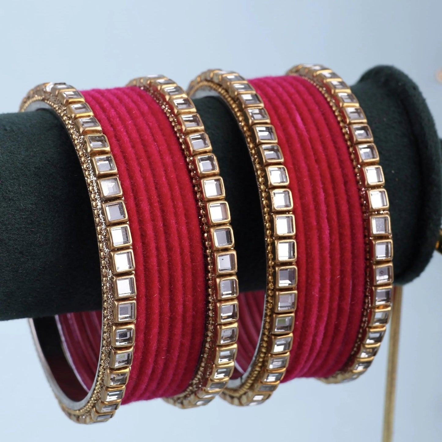 Pink Jahan Bangle Set