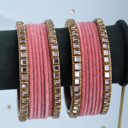 Coral Jahan Bangle Set