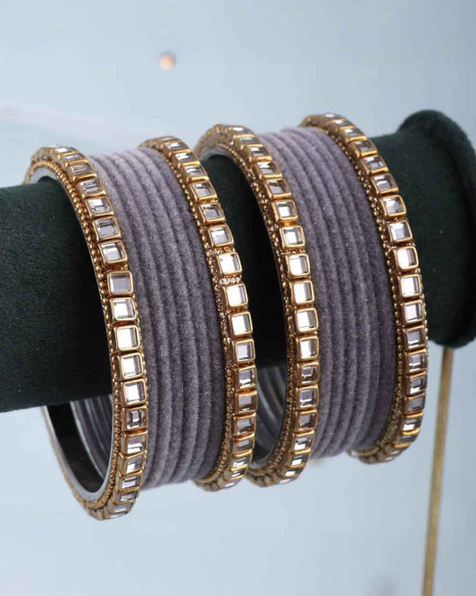 Grey Jahan Bangle Set