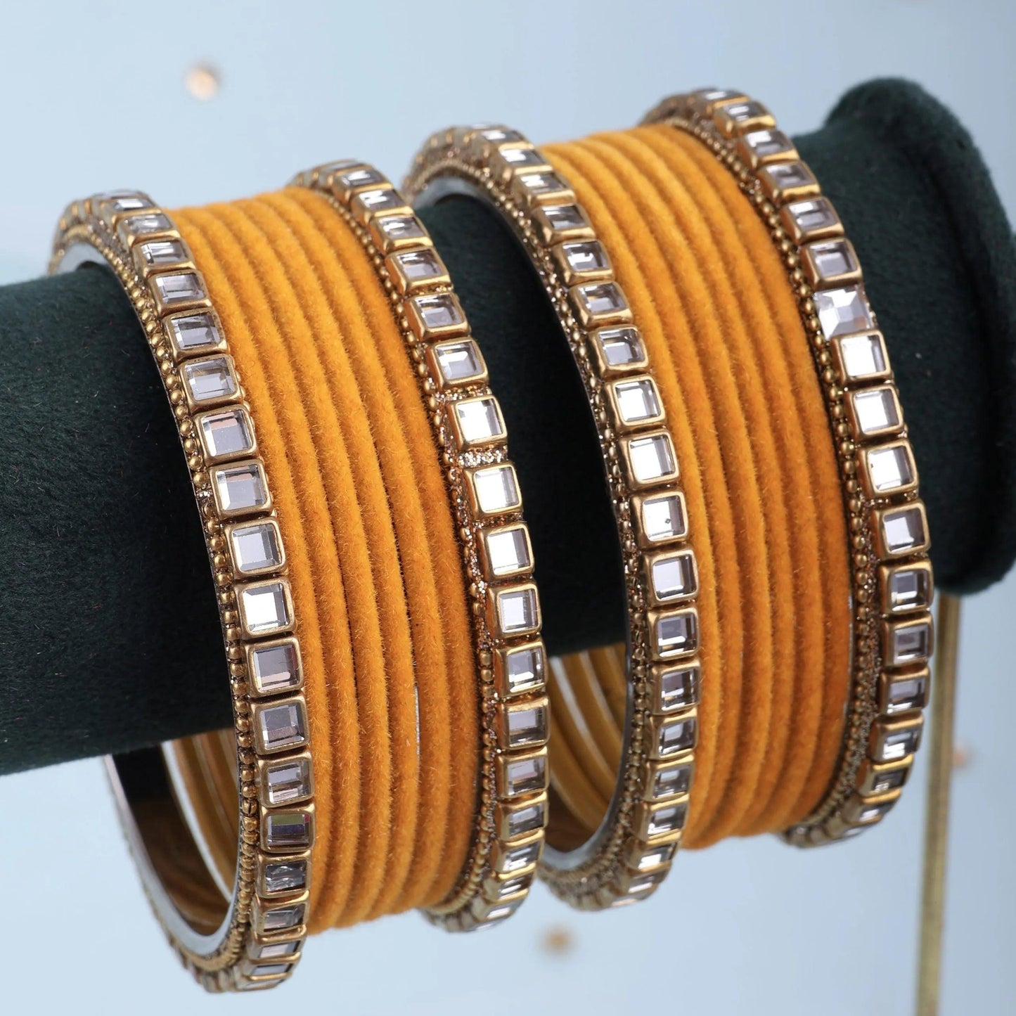 Yellow Jahan Bangle Set