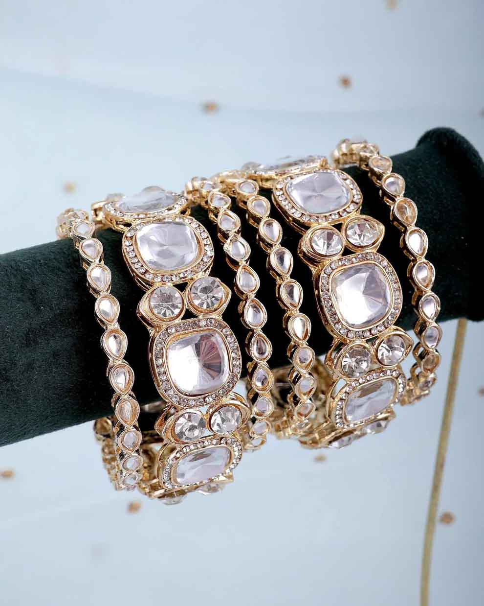 Nazreen Polki Dupe Bangle
