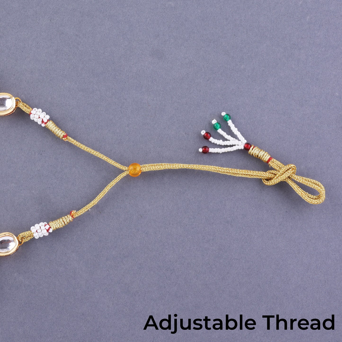 Dark Green Divnoor Kundan Necklace