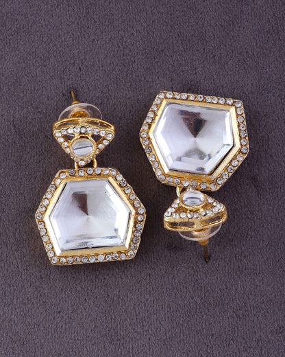 Vrihaan Combo of 3 Zircone Earring