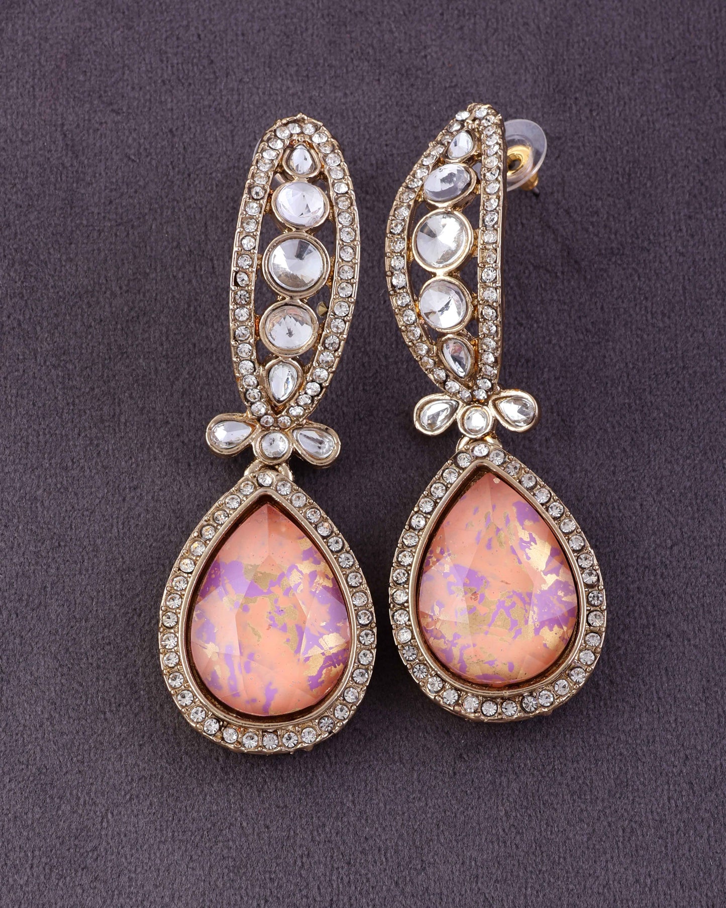 Blush Neysa Premium Polki Dupe Desinger Earring