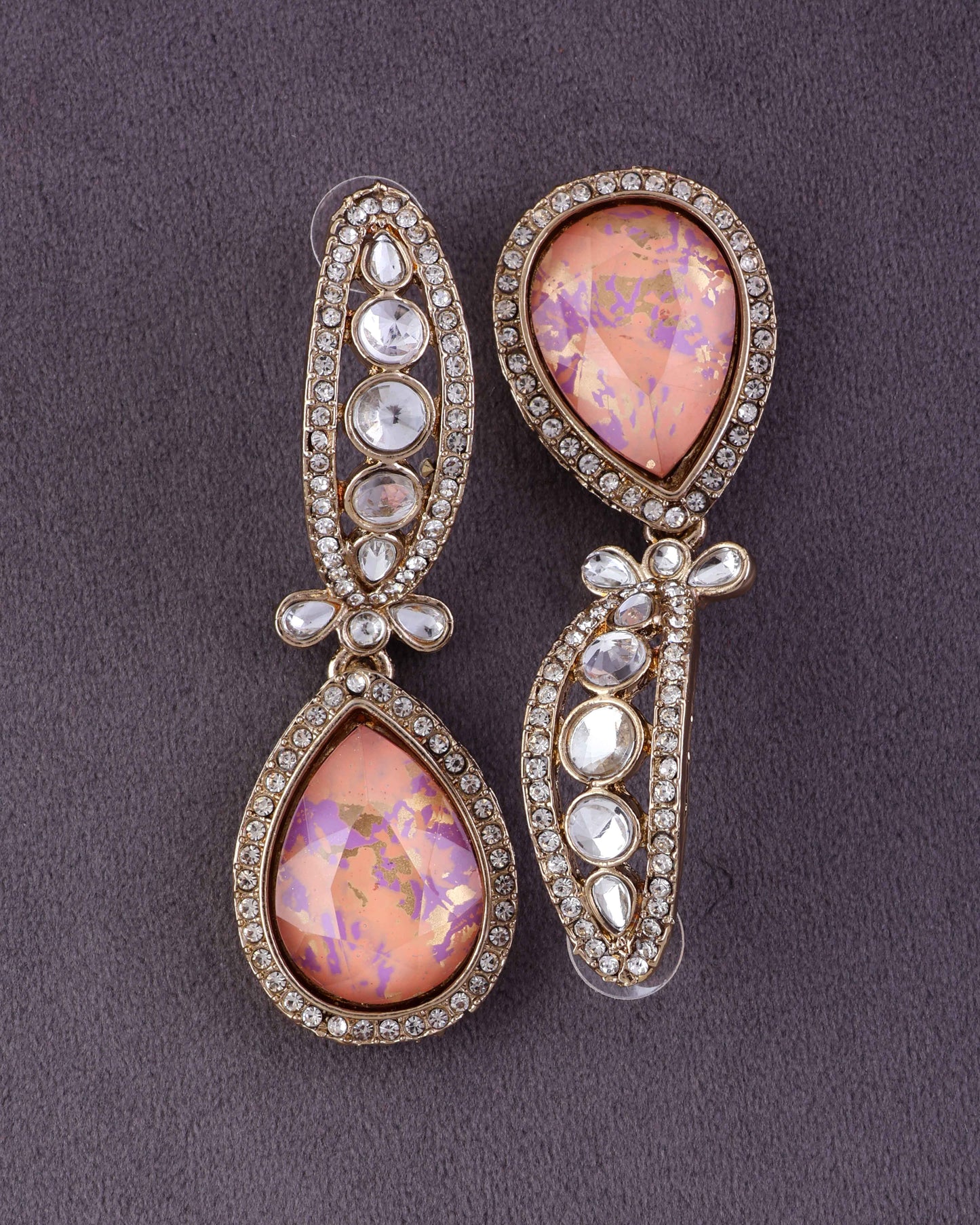 Blush Neysa Premium Polki Dupe Desinger Earring