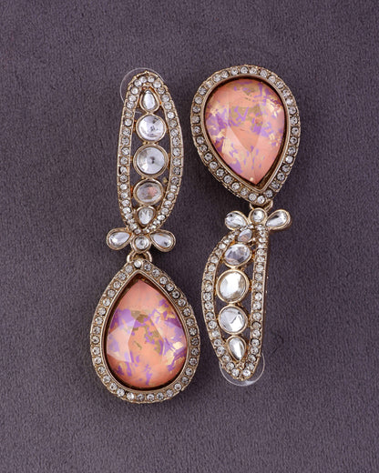 Blush Neysa Premium Polki Dupe Desinger Earring