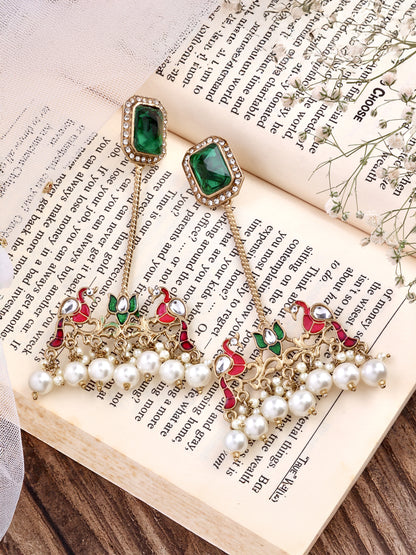 Green Rasleen Designer Earring
