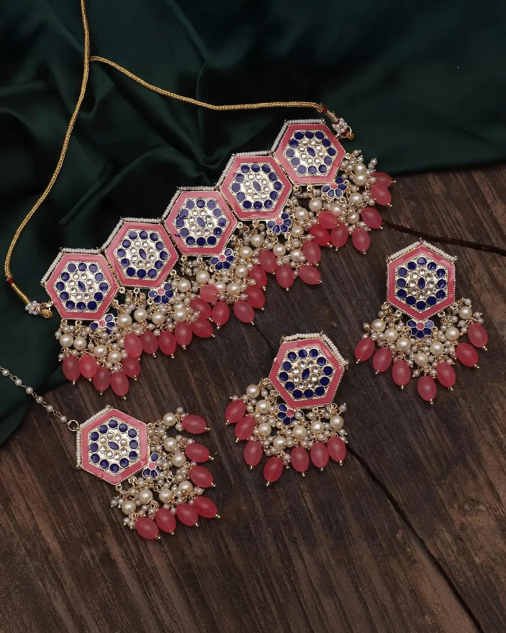 Coral Aathiya Meena Set