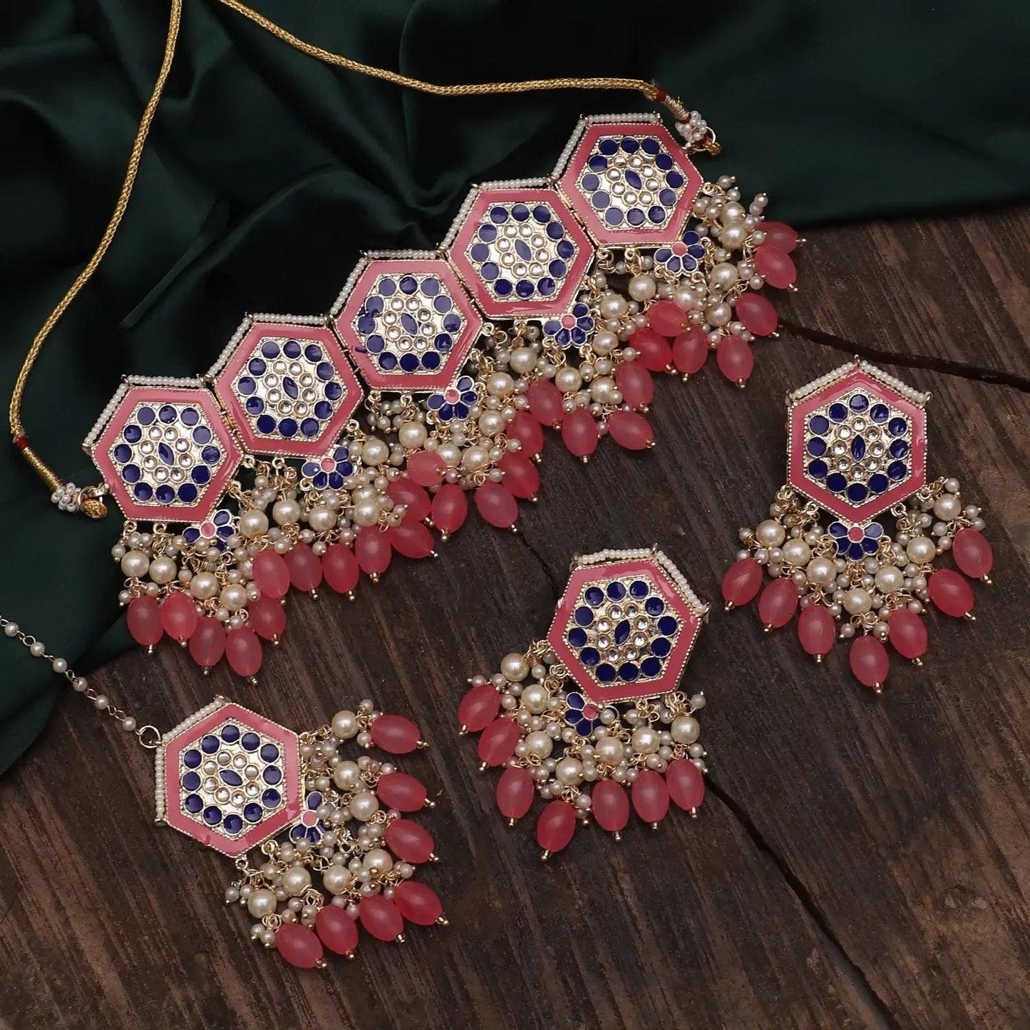 Coral Aathiya Meena Set