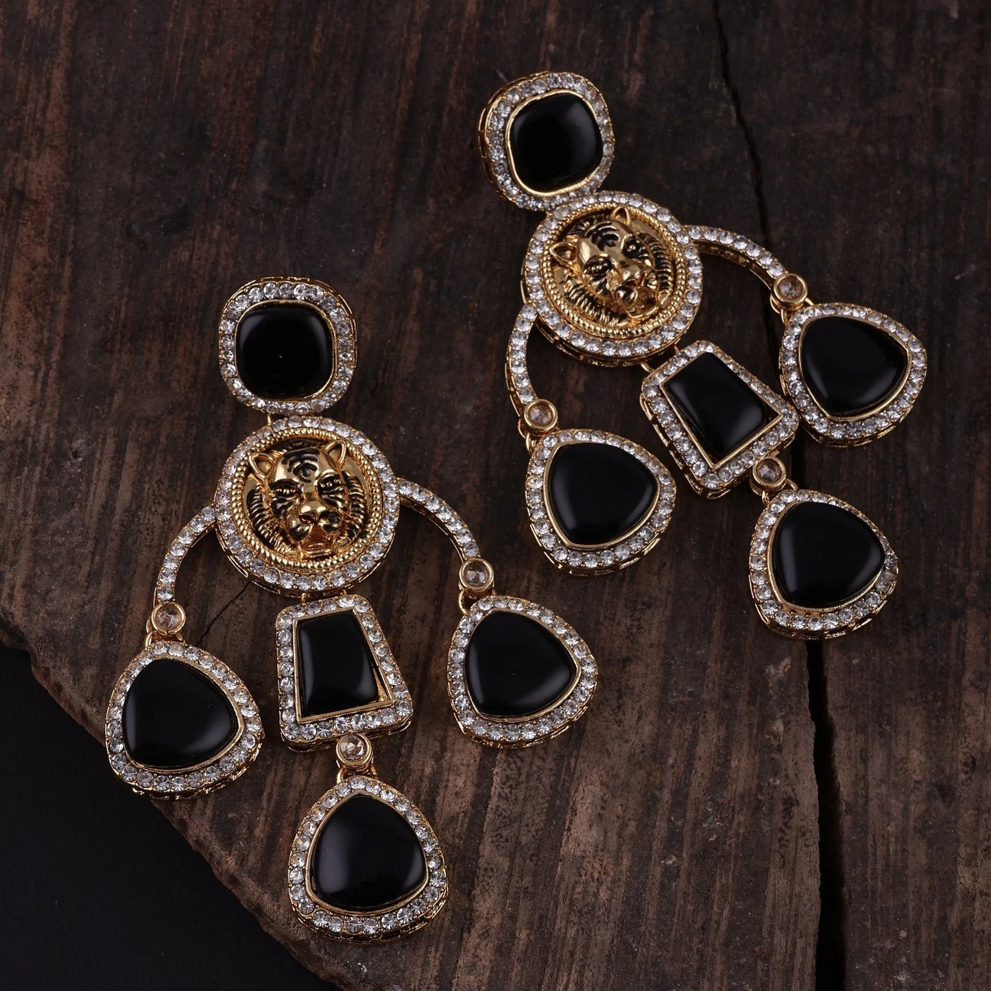 Black Sabya Designer Earring