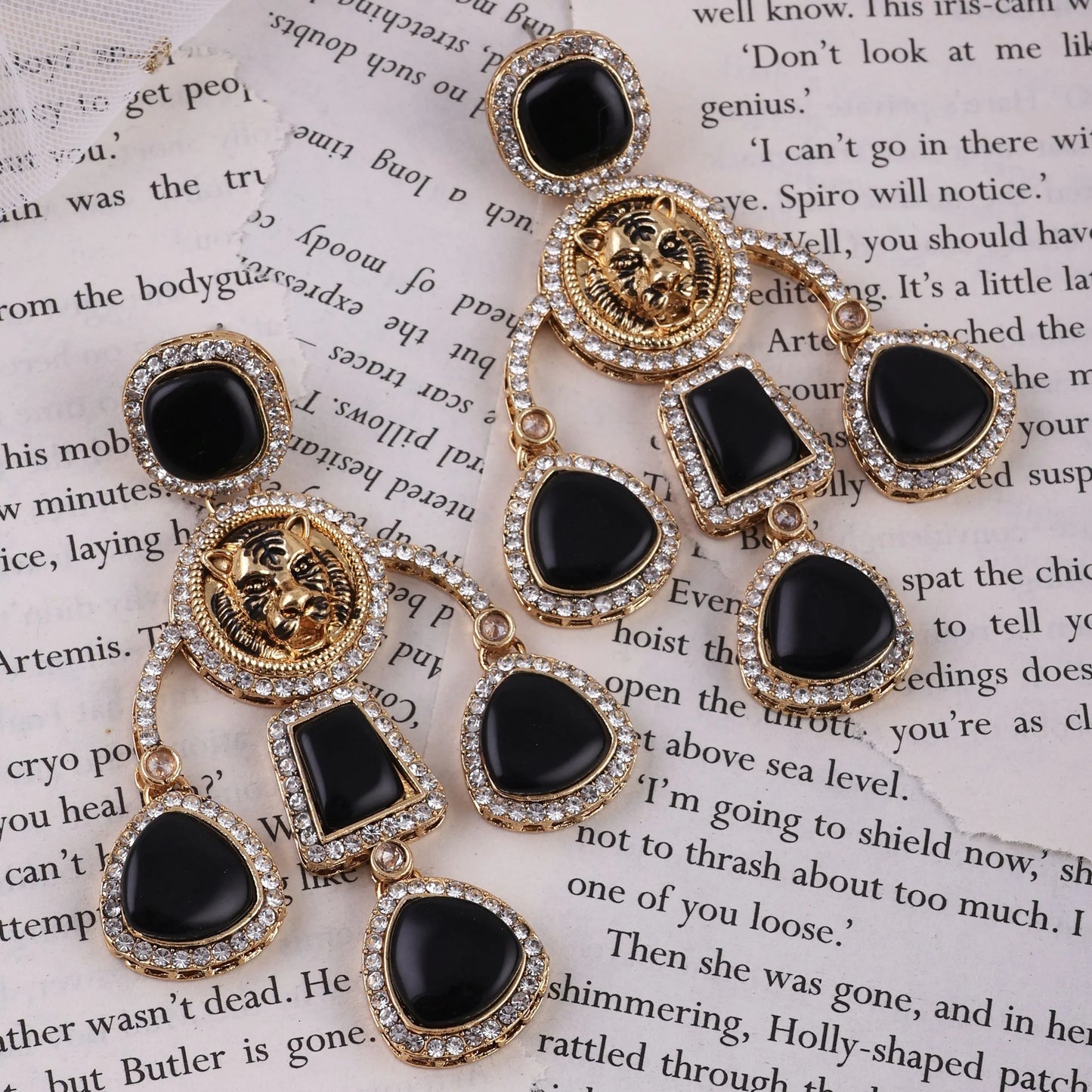 Black Sabya Designer Earring