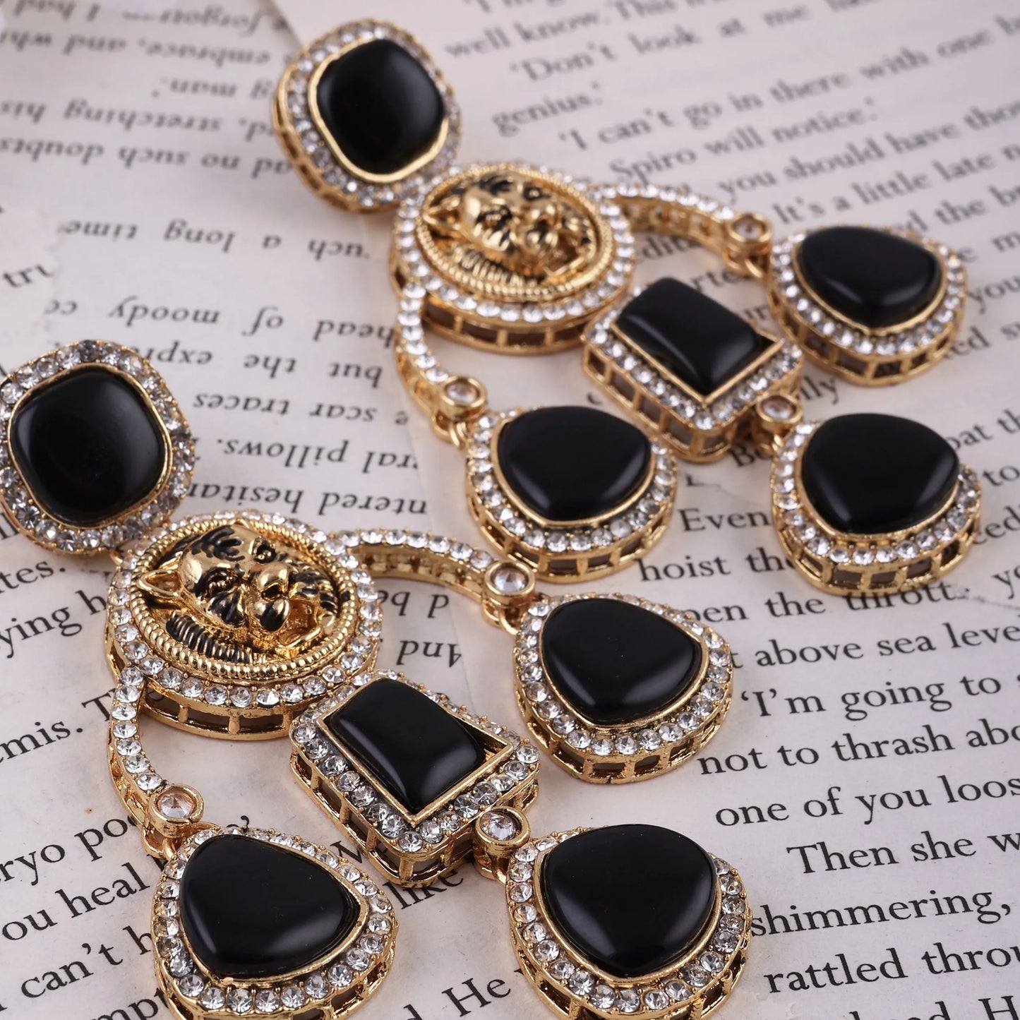 Black Sabya Designer Earring