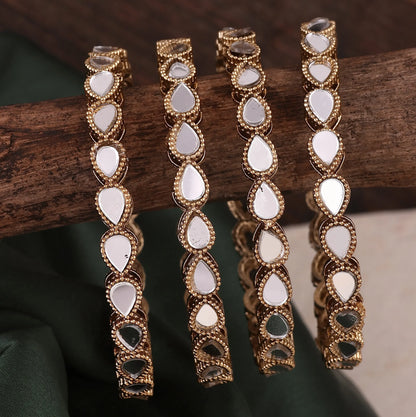 Meet Mirror Bangle Set of 4