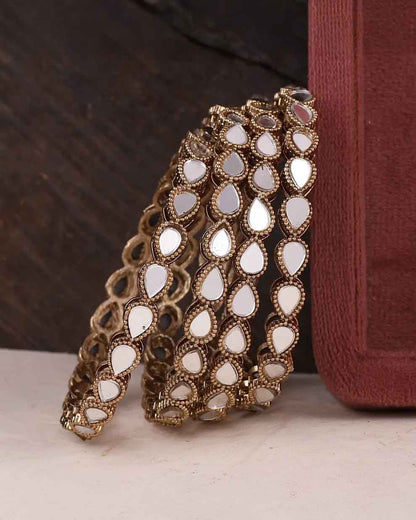 Meet Mirror Bangle Set of 4