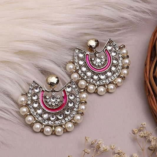 Pink Nida Stud