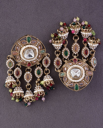 Multi Mahnoor Designer Earring