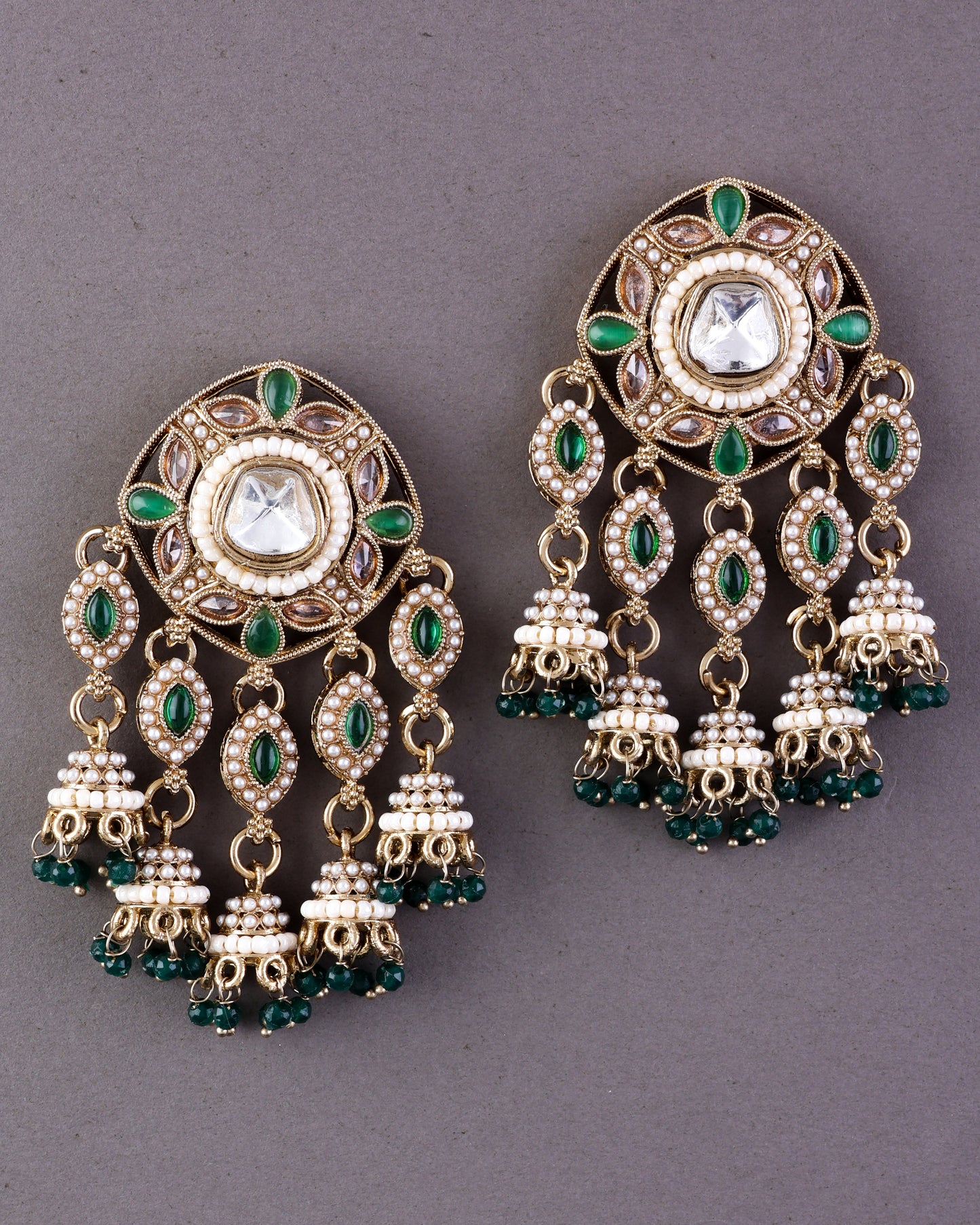 Green Mahnoor Designer Earring