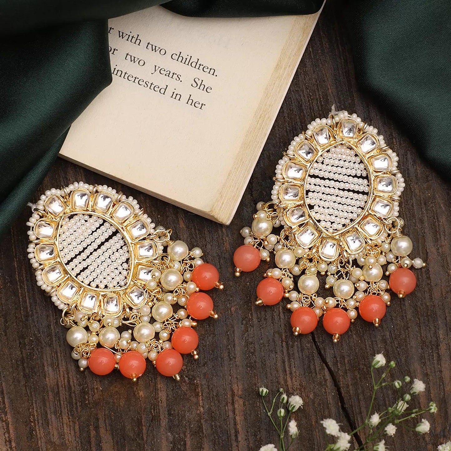 Peach Aashna Earring