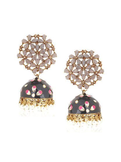 Grey Manya Jhumka