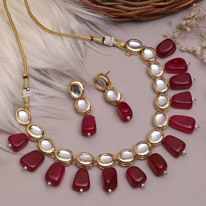 Ruby Divnoor Kundan Necklace