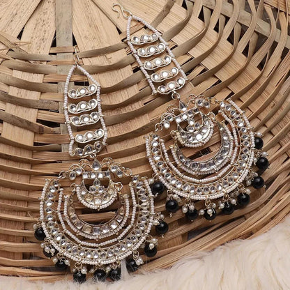 Black Rashmi Chandbali
