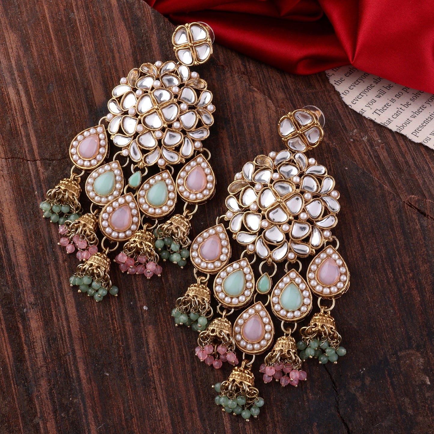 Pastel Dharna Designer Earring