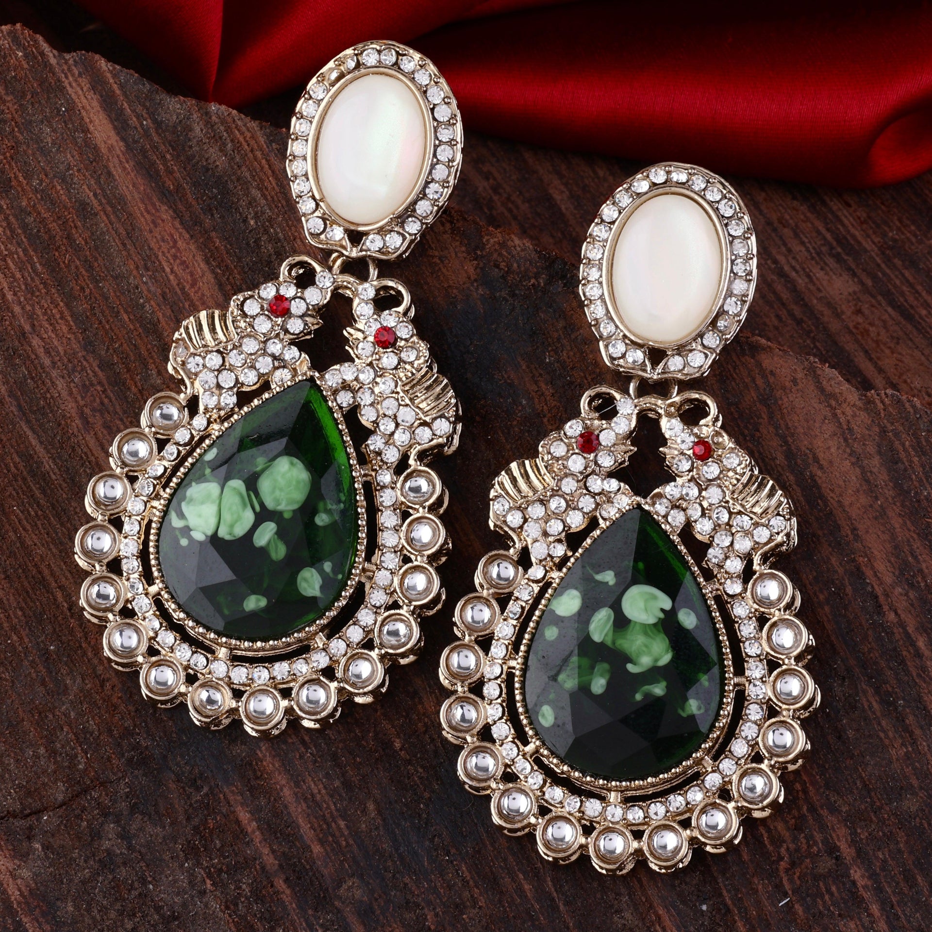 Green Daniel Zircon Earring