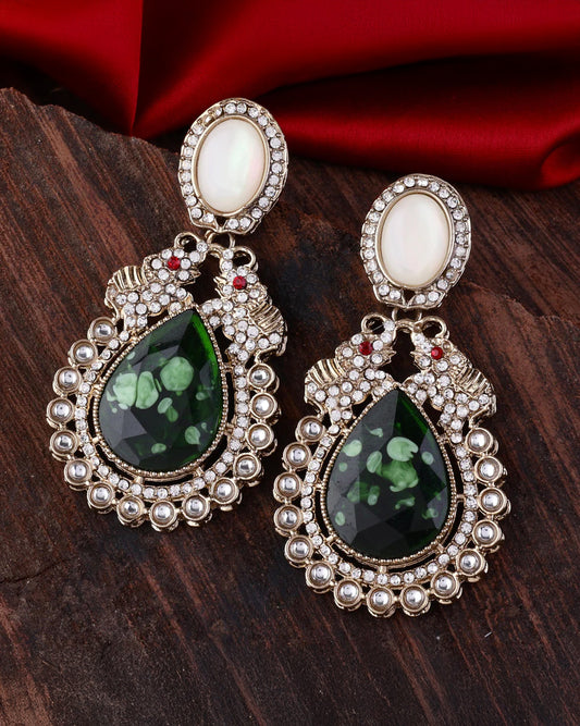 Green Daniel Zircon Earring