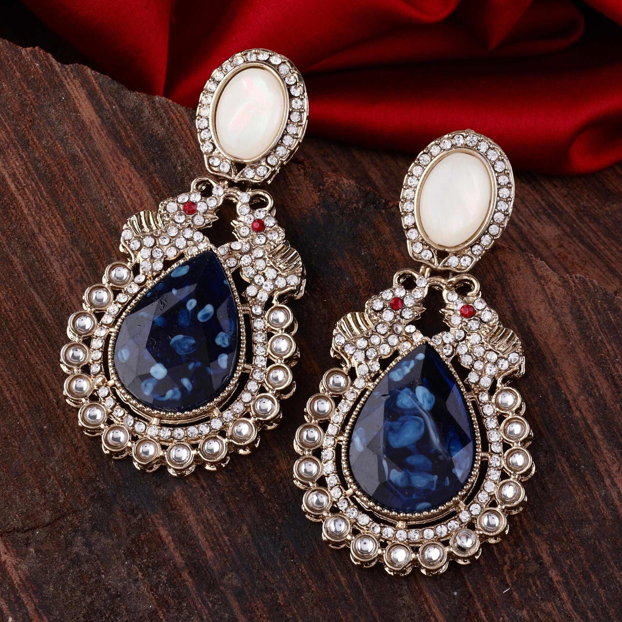 Blue Daniel Zircon Earring