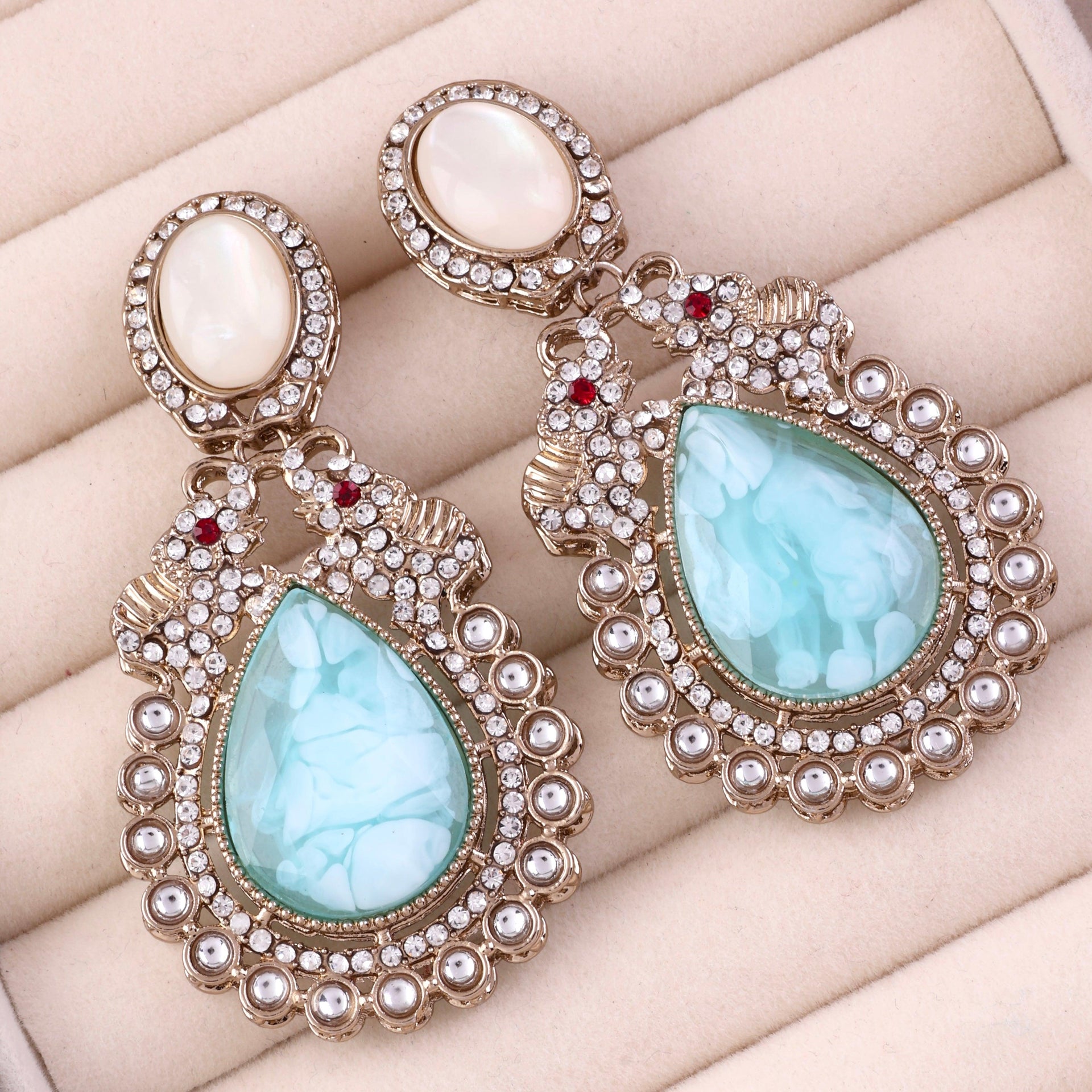 Turquoise Daniel Zircon Earring