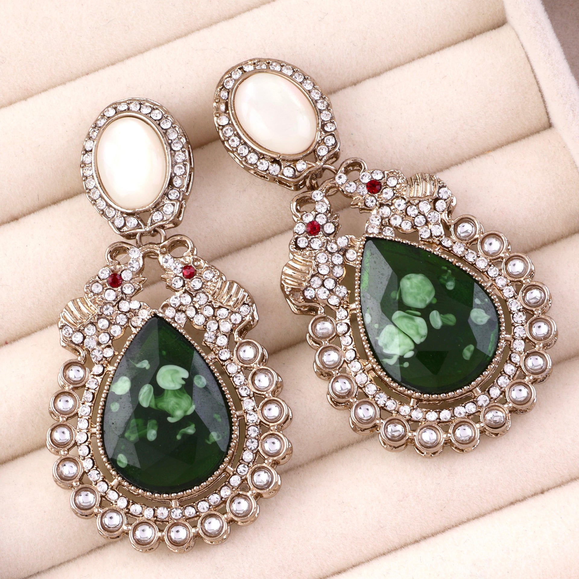 Green Daniel Zircon Earring