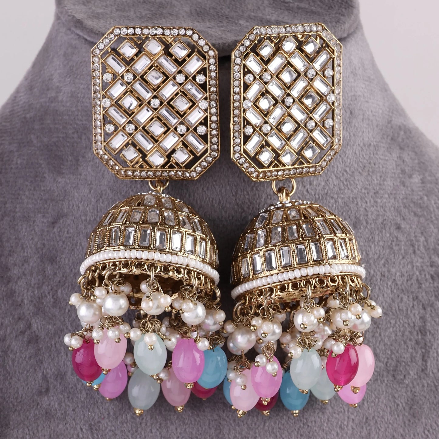 Multi Rayma Jhumka