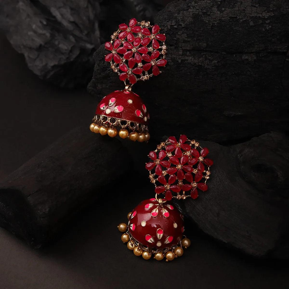 Ruby Manya Jhumka