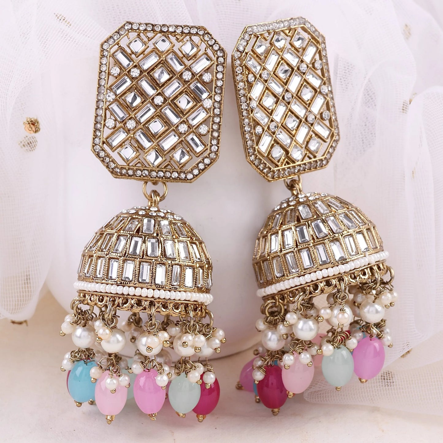 Multi Rayma Jhumka