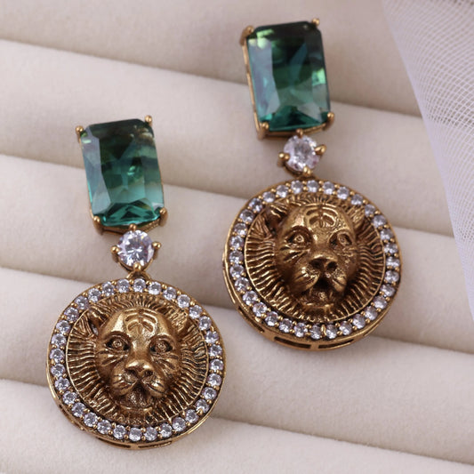 Emerald Shriya Designer Earring